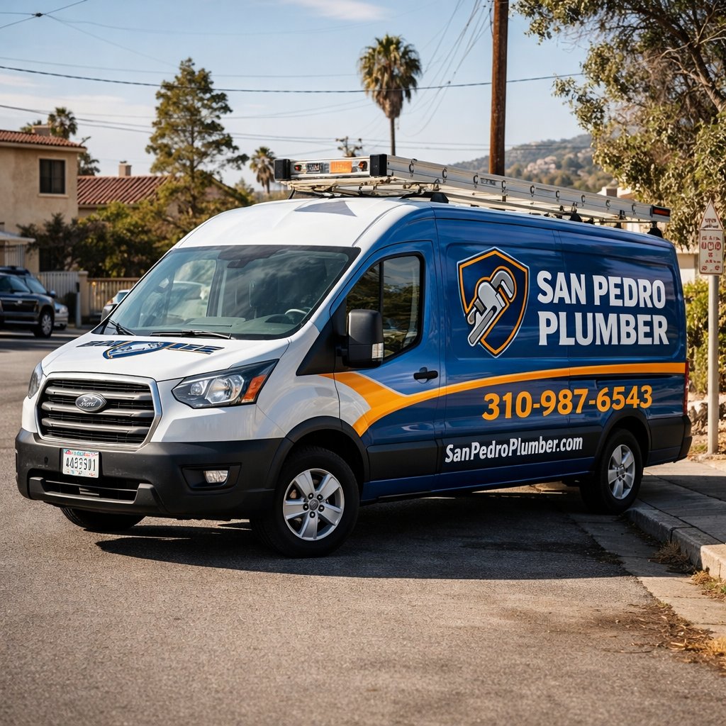 our van in Point Fermin