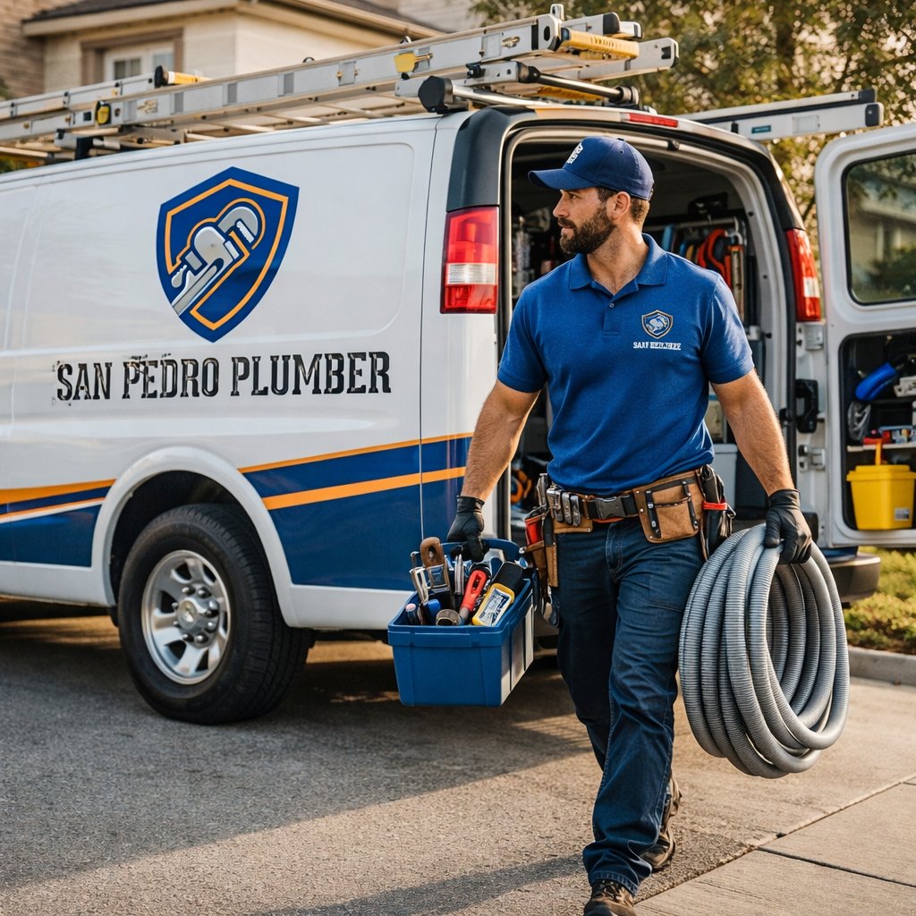 plumber working in san pedro